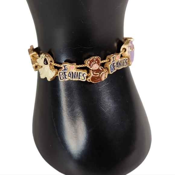 Ty Jewelry - 90's Beanie Babies Sliding Charm Bracelet